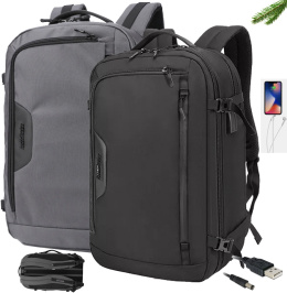 Plecak na laptopa Arctic Hunter i torba USB 15,6