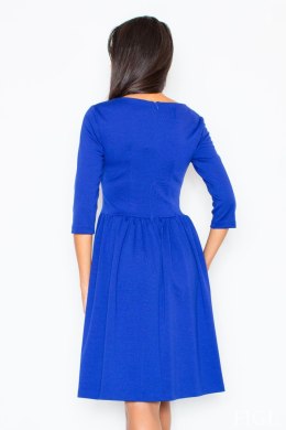 Sukienka Finezja M117 niebieska Jak na Zdjęciu M