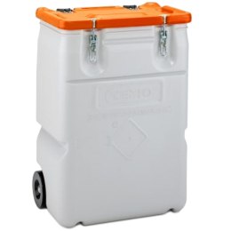 Pojemnik na odpady niebezpieczne MOBIL BOX 170L - pomarańczowy GSG24