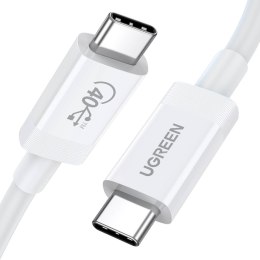 Kabel przewód USB-C USB4 40Gbps 8K 60Hz PD 100W 80cm biały UGREEN