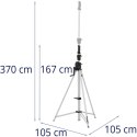 Statyw do oświetlenia głośników sceniczny DJ 167-370 cm do 50 kg SINGERCON