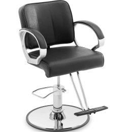 Fotel fryzjerski barberski kosmetyczny z podnóżkiem Physa HOVE - czarny Physa
