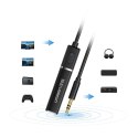 Transmiter Bluetooth 5.0 bezprzewodowy adapter audio 3.5 mm mini jack czarny UGREEN