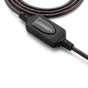 Aktywny przedłużacz kabla przewodu USB-A 2.0 480Mb/s 25m czarny UGREEN