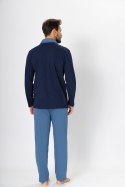 Piżama Norbert 670 Granatowy-Jeans Granatowy Jeans XL