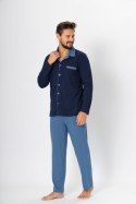 Piżama Norbert 670 Granatowy-Jeans Granatowy Jeans L