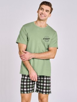 Piżama Carter 3179 Zielony XL