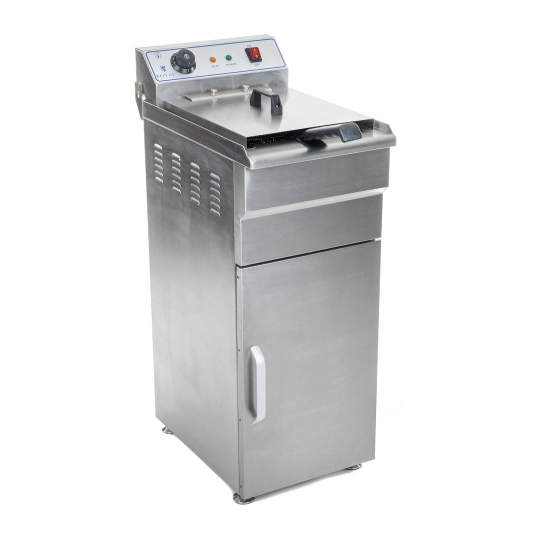 Frytkownica wolnostojąca elektryczna na szafce 400V 16L Royal Catering Frytkownica wolnostojąca elektryczna na szafce 400V 16L Royal Catering