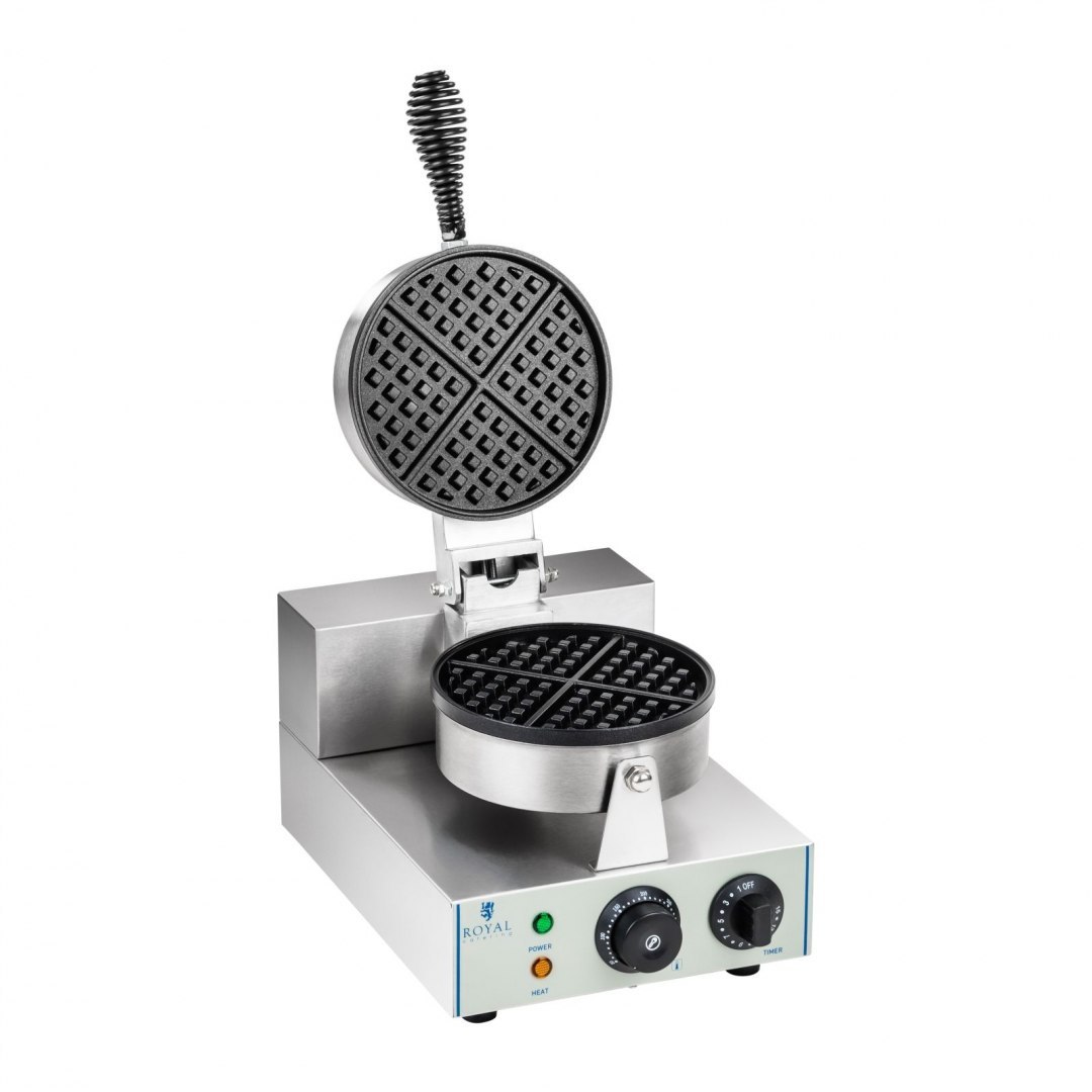 Gofrownica okrągła pojedyncza TEFLON gofr o średnicy 18,5cm Royal Catering Gofrownica okrągła pojedyncza TEFLON gofr o średnicy 18,5cm Royal Catering