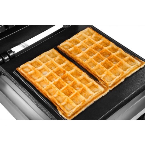 Gofrownica prostokątna na 2 gofry belgijskie Royal Catering Gofrownica prostokątna na 2 gofry belgijskie Royal Catering