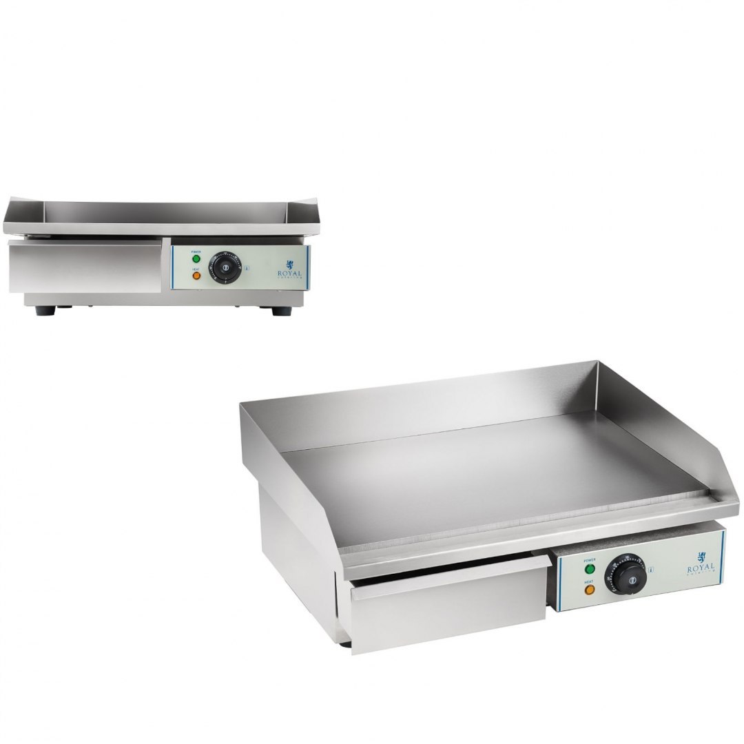 Grill elektryczny z wysokim rantem szer. 55cm Royal Catering Grill elektryczny z wysokim rantem szer. 55cm Royal Catering