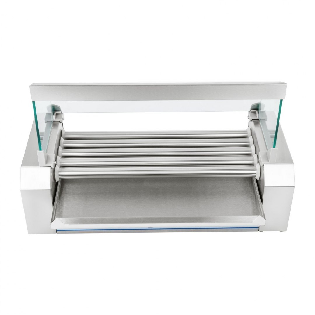 Grill rolkowy z pokrywą roller grill podgrzewacz do parówek 5 rolek Royal Catering Grill rolkowy z pokrywą roller grill podgrzewacz do parówek 5 rolek Royal Catering