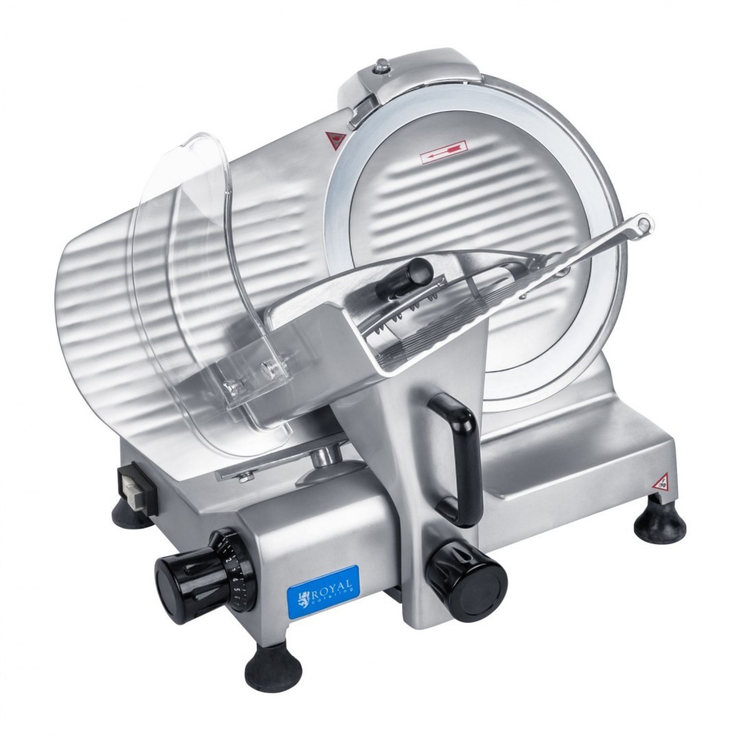 Krajalnica elektryczna do wędlin i sera PRO 300mm Royal Catering Krajalnica elektryczna do wędlin i sera PRO 300mm Royal Catering