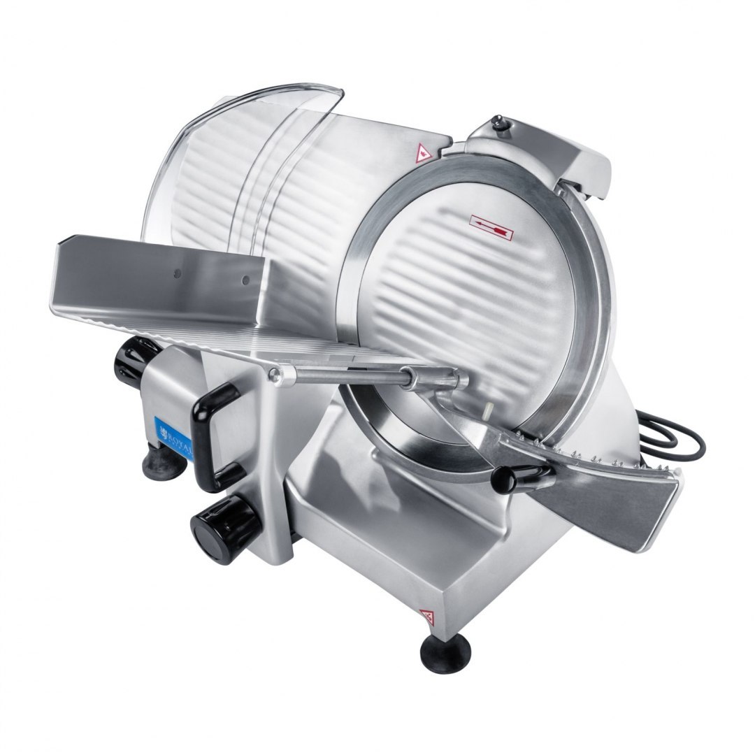 Krajalnica elektryczna do wędlin i sera PRO 300mm Royal Catering Krajalnica elektryczna do wędlin i sera PRO 300mm Royal Catering