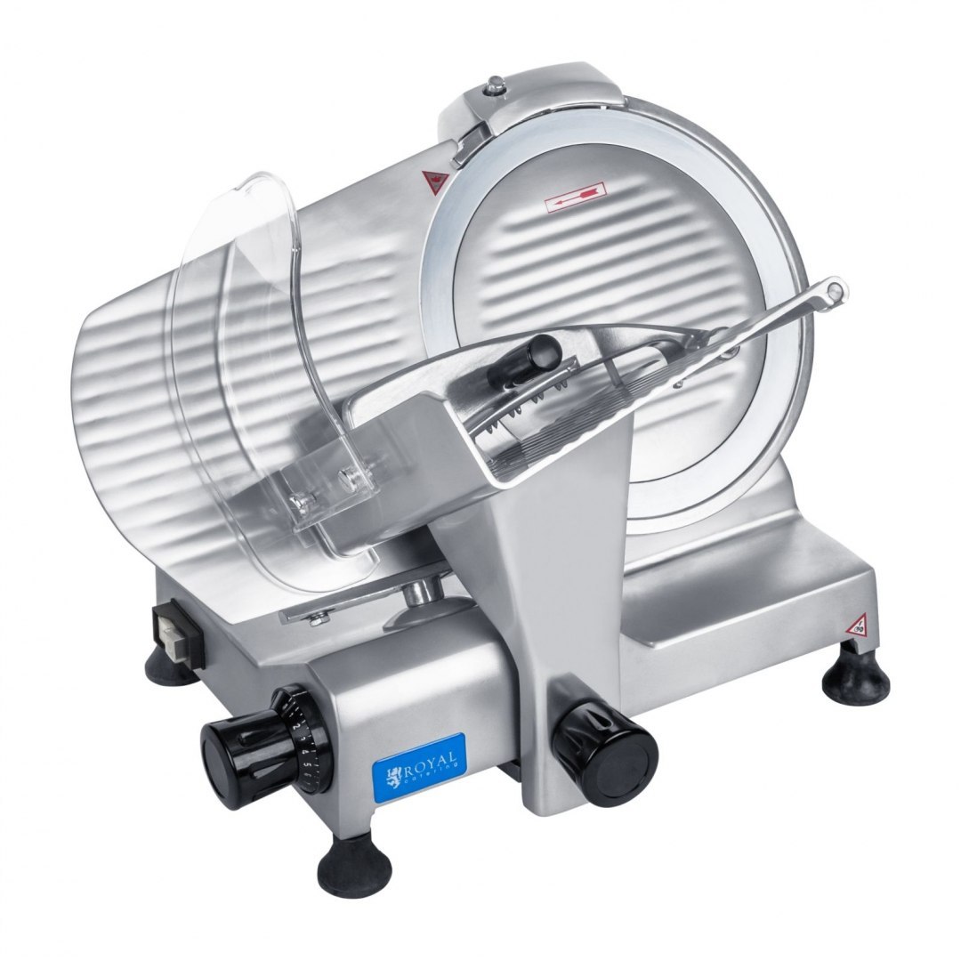 Krajalnica elektryczna sklepowa do wędlin i sera PRO 220mm Royal Catering Krajalnica elektryczna sklepowa do wędlin i sera PRO 220mm Royal Catering