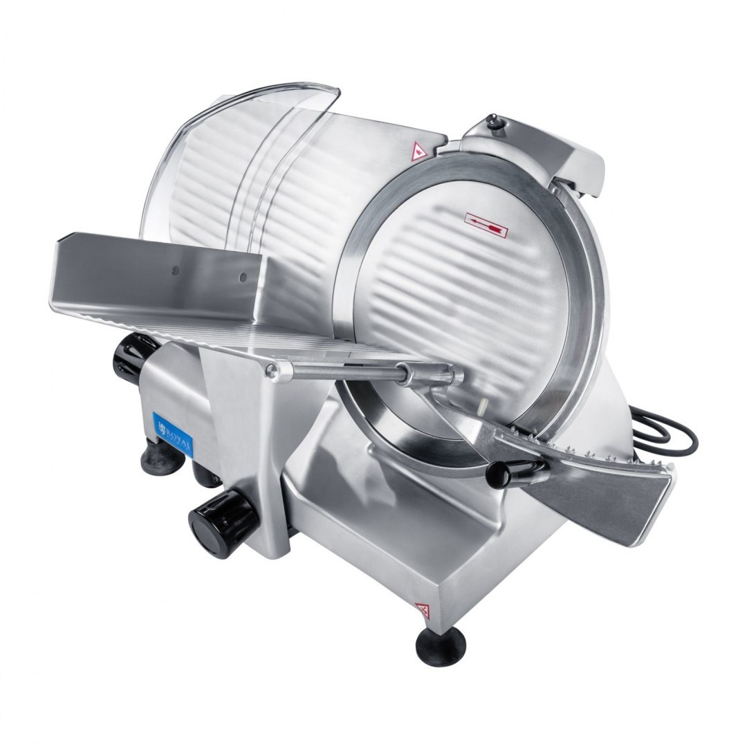 Krajalnica elektryczna sklepowa do wędlin i sera PRO 220mm Royal Catering Krajalnica elektryczna sklepowa do wędlin i sera PRO 220mm Royal Catering