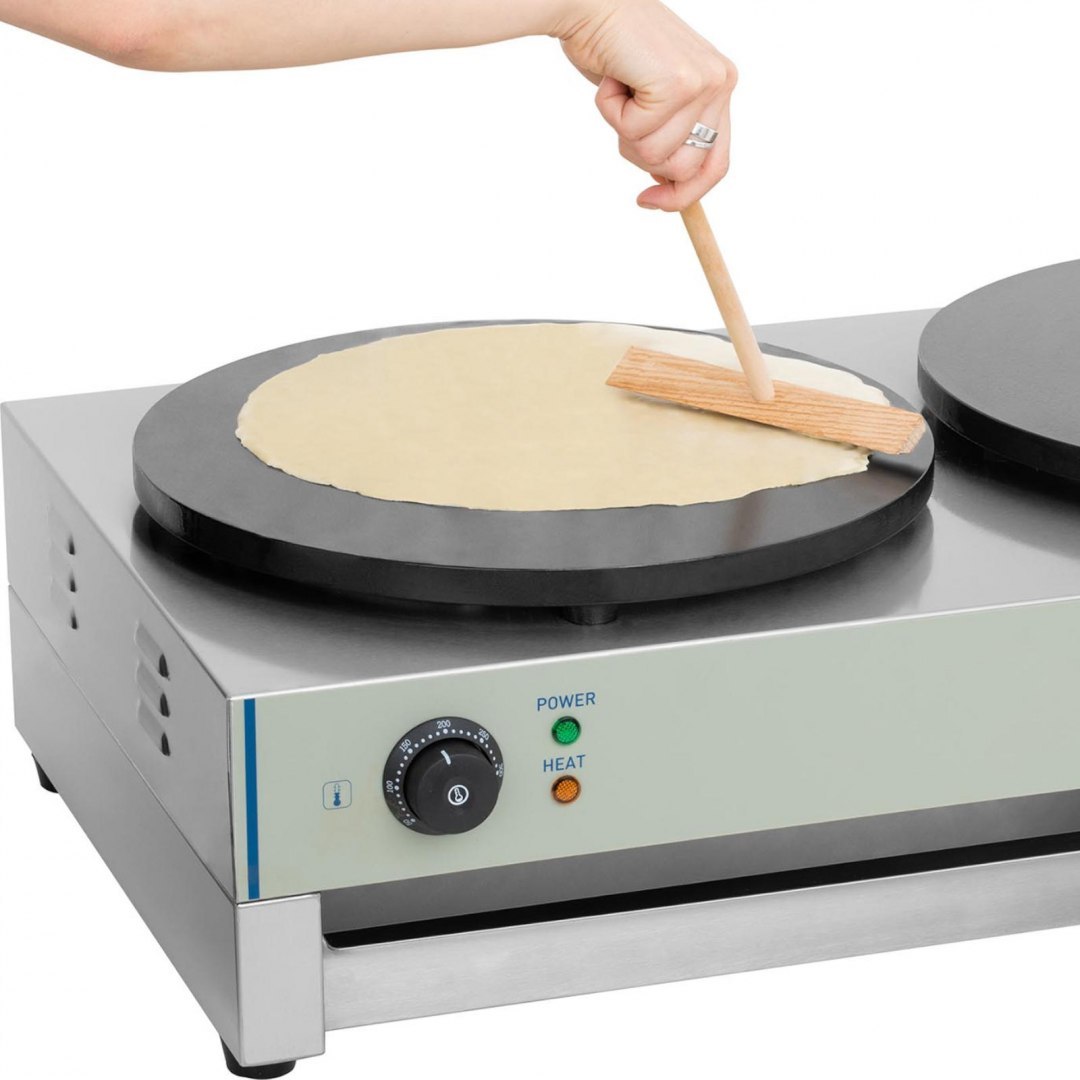 Naleśnikarka podwójna 2 płyty okrągłe śr. 40cm Royal Catering Naleśnikarka podwójna 2 płyty okrągłe śr. 40cm Royal Catering