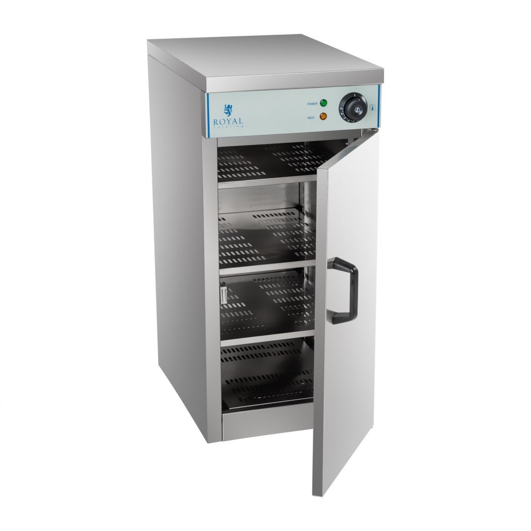 Podgrzewacz do talerzy HoReCa szafka grzewcza z kółkami 53x35x76,5cm Royal Catering Podgrzewacz do talerzy HoReCa szafka grzewcza z kółkami 53x35x76,5cm Royal Catering