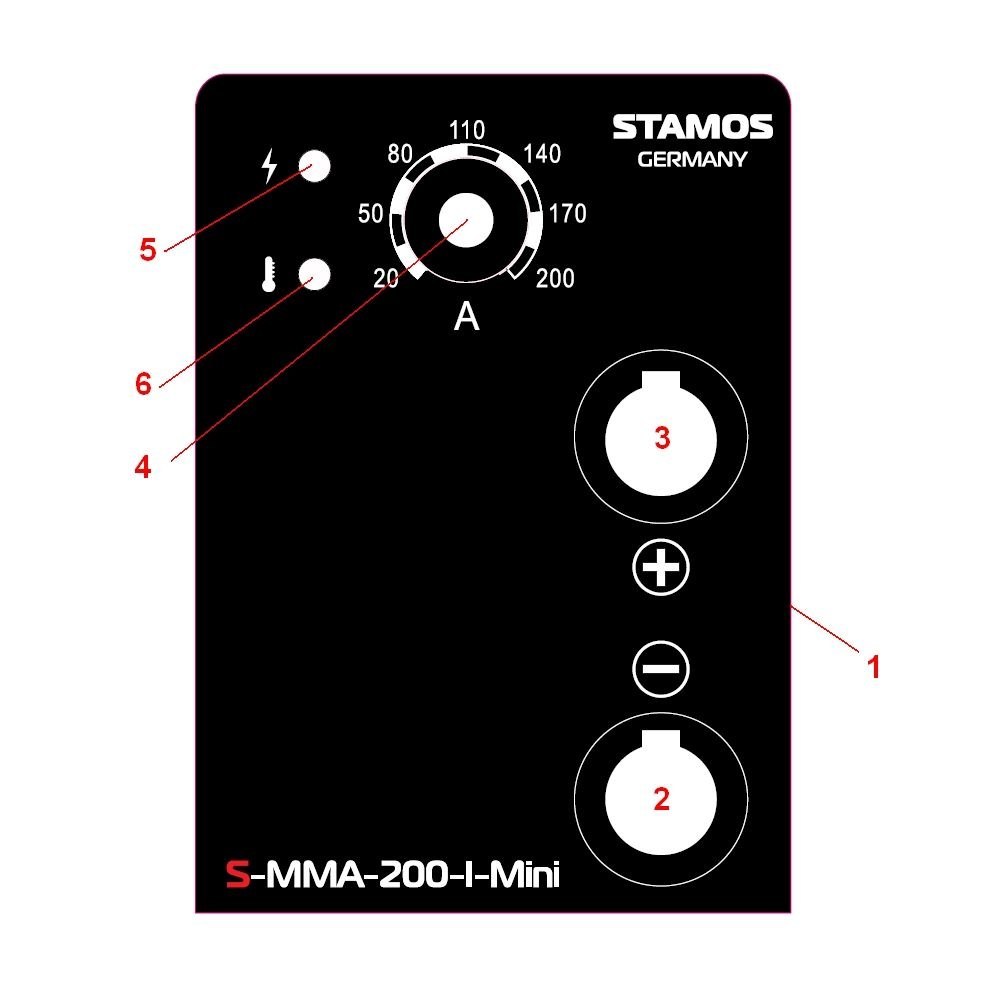 Spawarka MMA S-MMA-200-I-MINI 200A Stamos Germany Spawarka MMA S-MMA-200-I-MINI 200A Stamos Germany