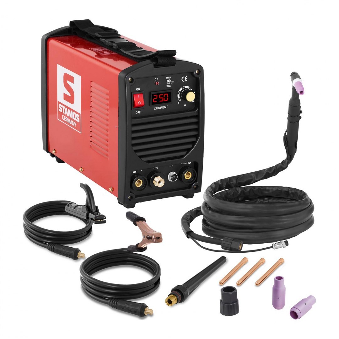Spawarka S-WIGMA 250 TIG DC MMA 250A Stamos Germany Spawarka S-WIGMA 250 TIG DC MMA 250A Stamos Germany