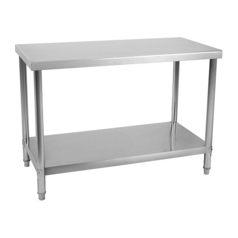 Stół do kuchni blat roboczy stal nierdzewna dolną półka 100x70cm Royal Catering Stół do kuchni blat roboczy stal nierdzewna dolną półka 100x70cm Royal Catering