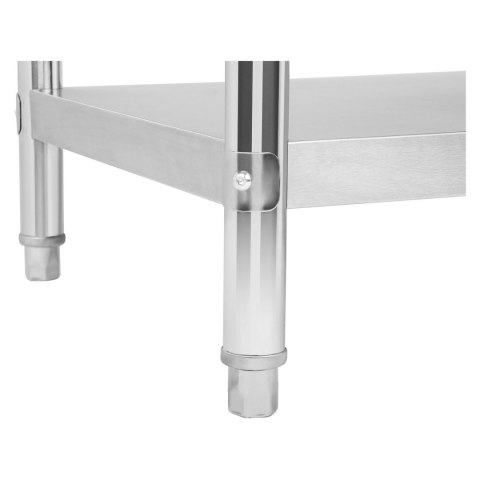 Stół do kuchni blat roboczy stal nierdzewna dolną półka 100x70cm Royal Catering Stół do kuchni blat roboczy stal nierdzewna dolną półka 100x70cm Royal Catering