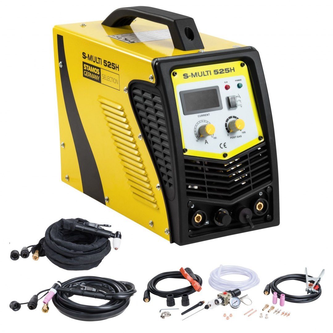 Urządzenie wielofunkcyjne S-MULTI 525H TIG+MMA+PLAZMA SELECTION 180A Stamos Germany Urządzenie wielofunkcyjne S-MULTI 525H TIG+MMA+PLAZMA SELECTION 180A Stamos Germany