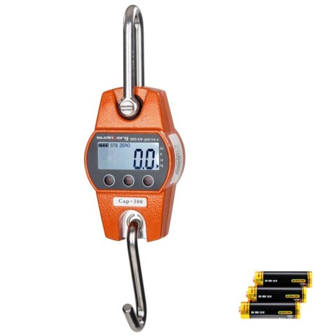 Waga hakowa łowiecka dla myśliwych handlowa SBS-KW-300/100-O LCD do 300kg Steinberg Systems Waga hakowa łowiecka dla myśliwych handlowa SBS-KW-300/100-O LCD do 300kg Steinberg Systems