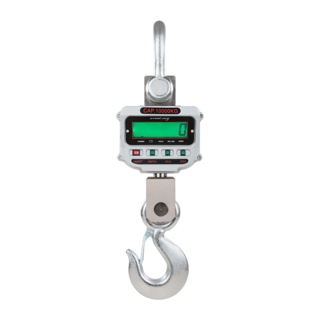Waga hakowa podwieszana przemysłowa do dźwigu lub suwnicy do 10 Ton - LCD Steinberg Systems Waga hakowa podwieszana przemysłowa do dźwigu lub suwnicy do 10 Ton - LCD Steinberg Systems