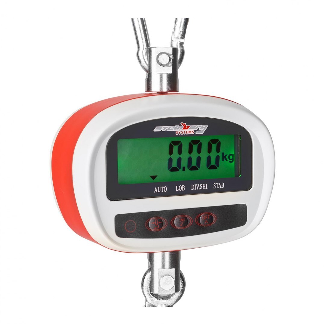 Waga hakowa wisząca z pilotem 300kg - LCD Steinberg Systems Waga hakowa wisząca z pilotem 300kg - LCD Steinberg Systems