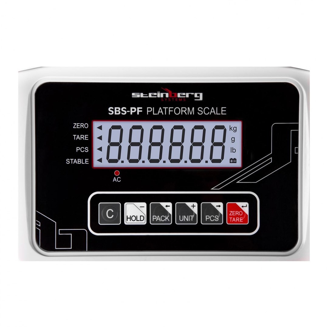 Waga magazynowa platformowa kalkulacyjna SBS-PF-150 LCD do 150kg Steinberg Systems Waga magazynowa platformowa kalkulacyjna SBS-PF-150 LCD do 150kg Steinberg Systems