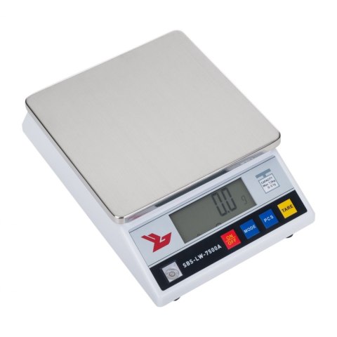 Waga precyzyjna dokładna SBS-LW-7500A LCD dokł. 0,1g do 7500g Steinberg Systems Waga precyzyjna dokładna SBS-LW-7500A LCD dokł. 0,1g do 7500g Steinberg Systems