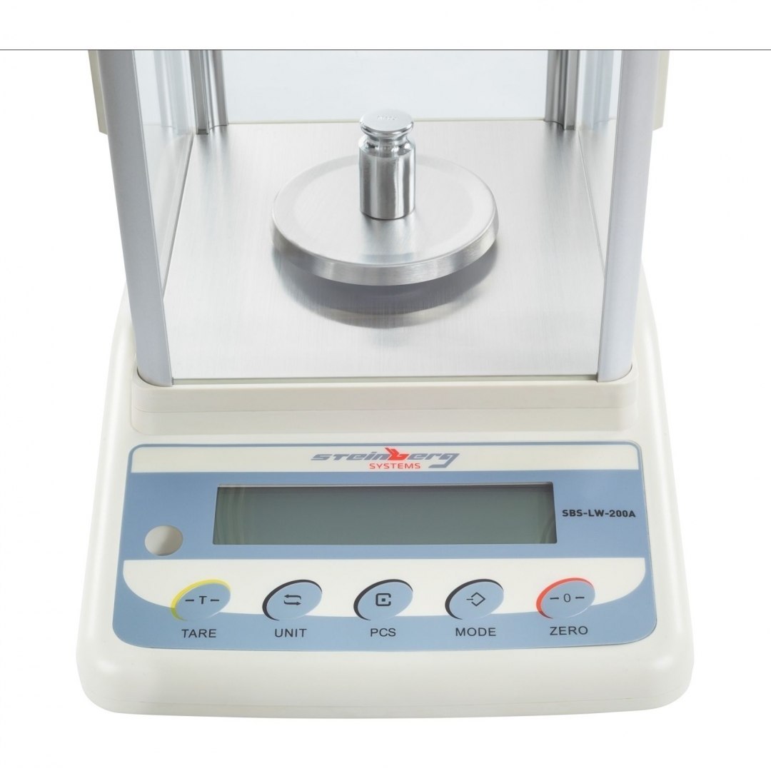 Waga precyzyjna z szafką przecipodmuchową SBS-LW-200A LCD dokł. 0,001g do 200g Steinberg Systems Waga precyzyjna z szafką przecipodmuchową SBS-LW-200A LCD dokł. 0,001g do 200g Steinberg Systems