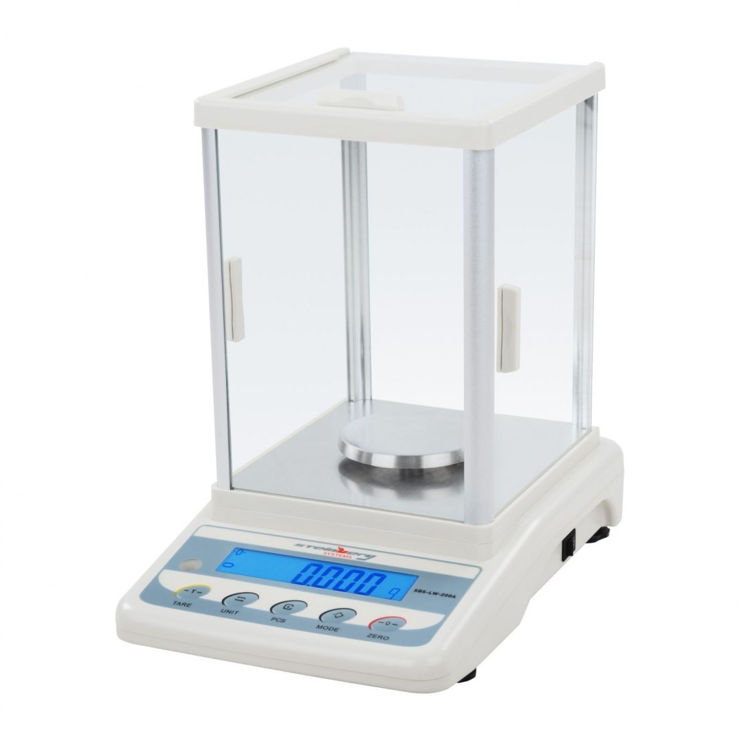 Waga precyzyjna z szafką przecipodmuchową SBS-LW-200A LCD dokł. 0,001g do 200g Steinberg Systems Waga precyzyjna z szafką przecipodmuchową SBS-LW-200A LCD dokł. 0,001g do 200g Steinberg Systems