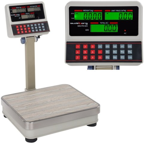 Waga sklepowa platformowa SBS-PW-60 LCD do 60kg Steinberg Systems Waga sklepowa platformowa SBS-PW-60 LCD do 60kg Steinberg Systems