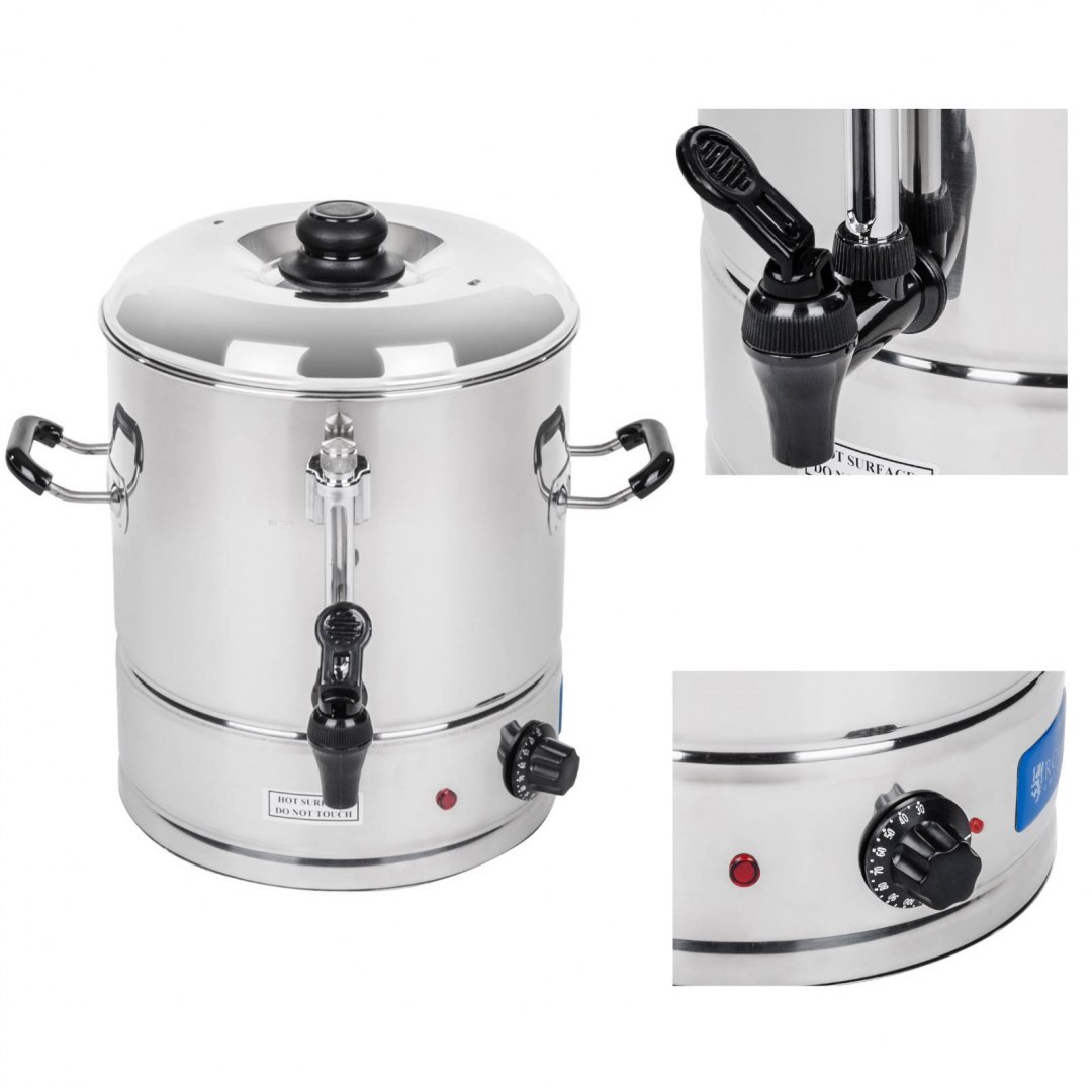 Warnik podgrzewacz nierdzewny do wody lub grzańca 20L Royal Catering Warnik podgrzewacz nierdzewny do wody lub grzańca 20L Royal Catering