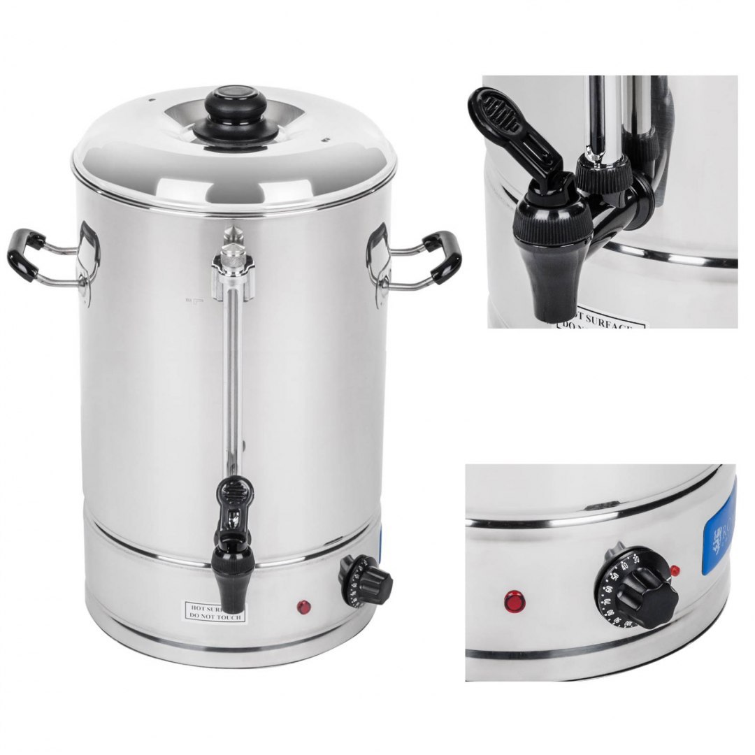 Warnik podgrzewacz nierdzewny do wody lub grzańca 30L Royal Catering Warnik podgrzewacz nierdzewny do wody lub grzańca 30L Royal Catering