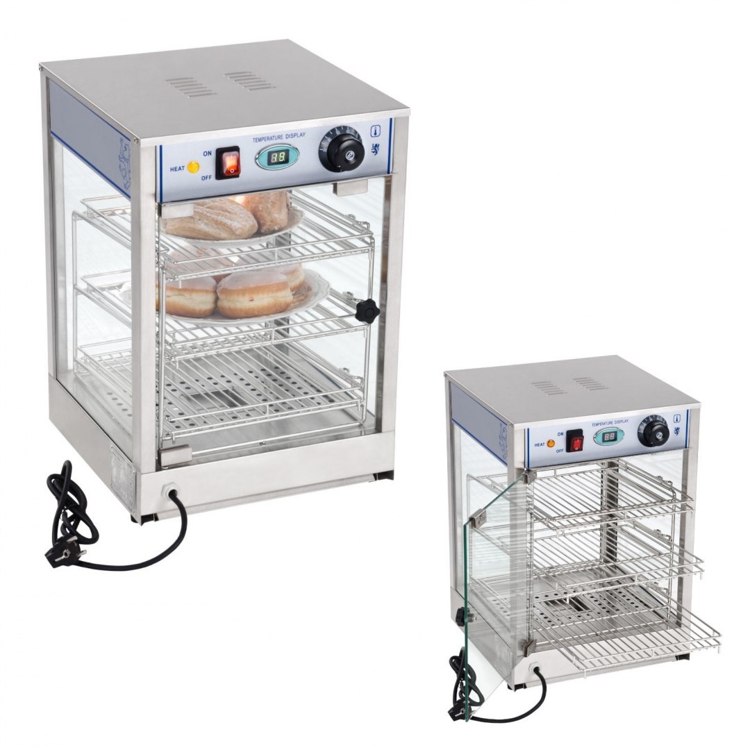 Witryna grzewcza ekspozycyjna 850W szerokość 35,5cm Royal Catering Witryna grzewcza ekspozycyjna 850W szerokość 35,5cm Royal Catering