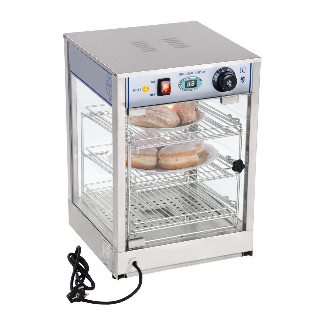 Witryna grzewcza ekspozycyjna 850W szerokość 35,5cm Royal Catering Witryna grzewcza ekspozycyjna 850W szerokość 35,5cm Royal Catering