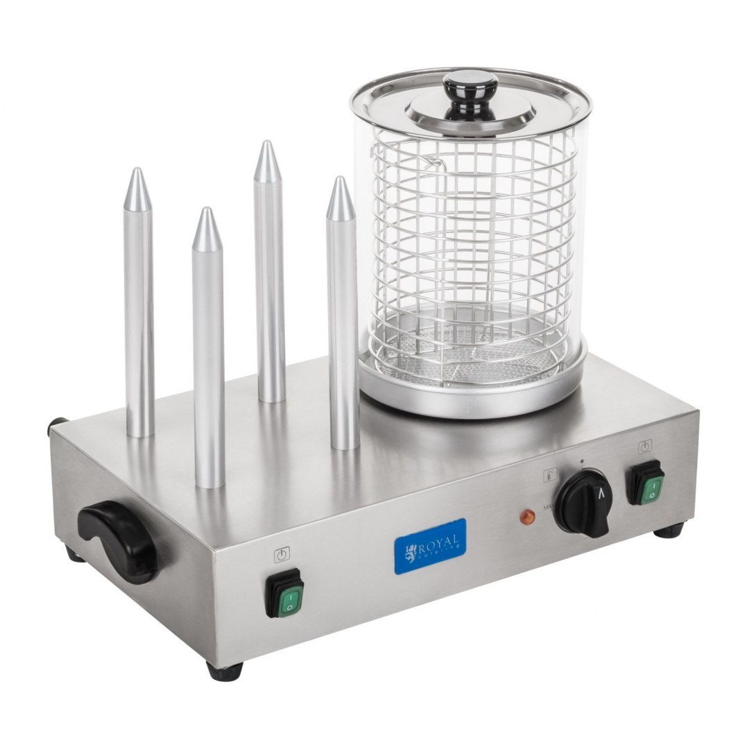 Wodny podgrzewacz do parówek i bułek HOT DOG 2 x 300W Royal Catering Wodny podgrzewacz do parówek i bułek HOT DOG 2 x 300W Royal Catering