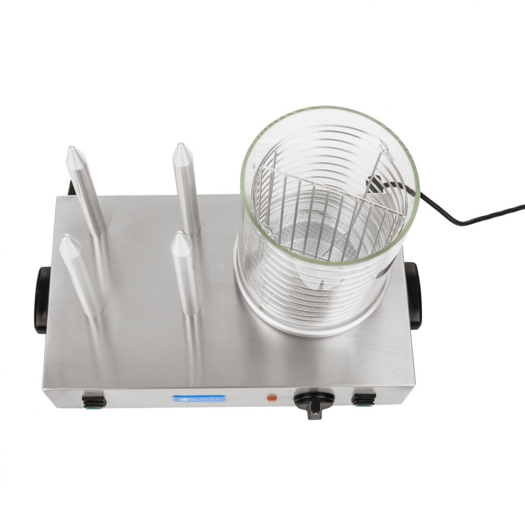 Wodny podgrzewacz do parówek i bułek HOT DOG 2 x 300W Royal Catering Wodny podgrzewacz do parówek i bułek HOT DOG 2 x 300W Royal Catering