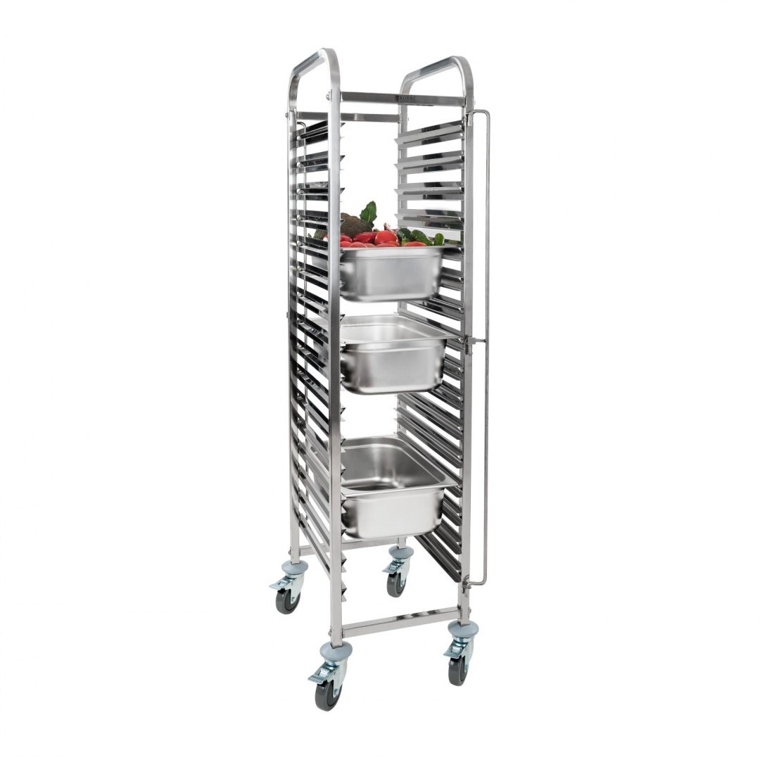 Wózek transportowy HoReCa na tace i pojemniki 1/1 GN Royal Catering Wózek transportowy HoReCa na tace i pojemniki 1/1 GN Royal Catering