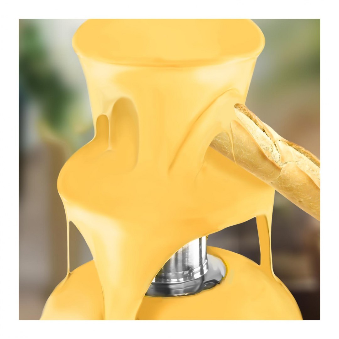 Fontanna do FONDUE z czekolady stalowa 4 piętra 230W Royal Catering Fontanna do FONDUE z czekolady stalowa 4 piętra 230W Royal Catering