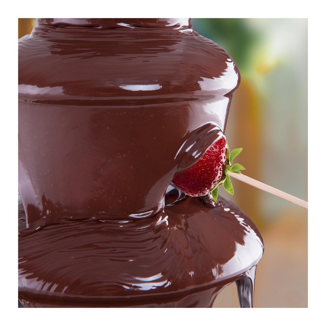 Fontanna do FONDUE z czekolady stalowa 4 piętra 230W Royal Catering Fontanna do FONDUE z czekolady stalowa 4 piętra 230W Royal Catering