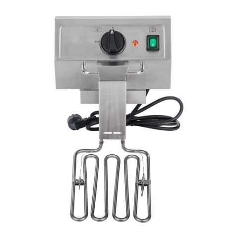 Frytownica elektryczna podwójna z kranami spustowymi termostat EGO 2x8L Royal Catering Frytownica elektryczna podwójna z kranami spustowymi termostat EGO 2x8L Royal Catering