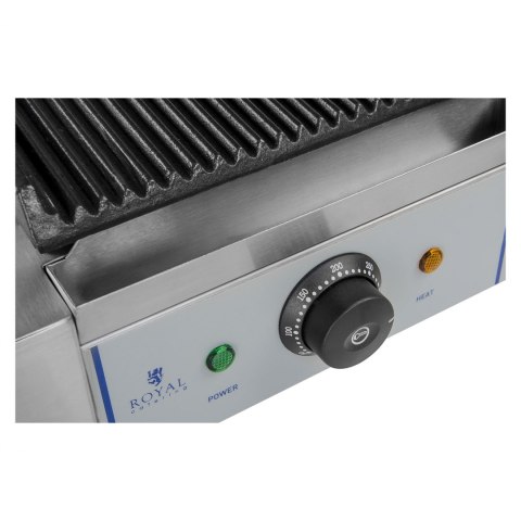 Grill kontaktowy opiekacz ryflowany Royal Catering Royal Catering Grill kontaktowy opiekacz ryflowany Royal Catering Royal Catering