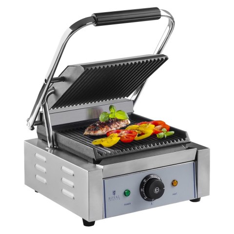 Grill kontaktowy opiekacz ryflowany Royal Catering Royal Catering Grill kontaktowy opiekacz ryflowany Royal Catering Royal Catering