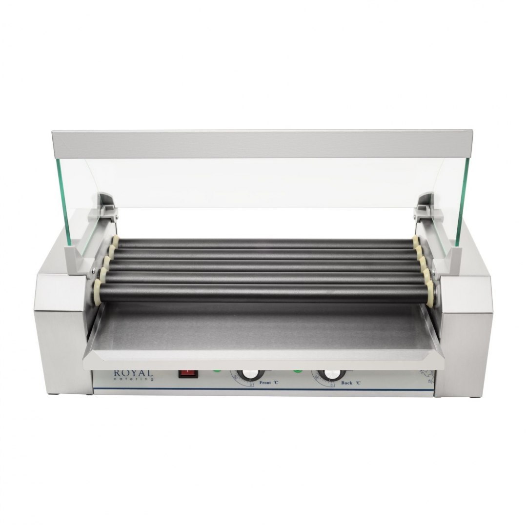 Grill rolkowy z szybą Roller grill z rolkami z teflonu 5T Royal Catering Grill rolkowy z szybą Roller grill z rolkami z teflonu 5T Royal Catering