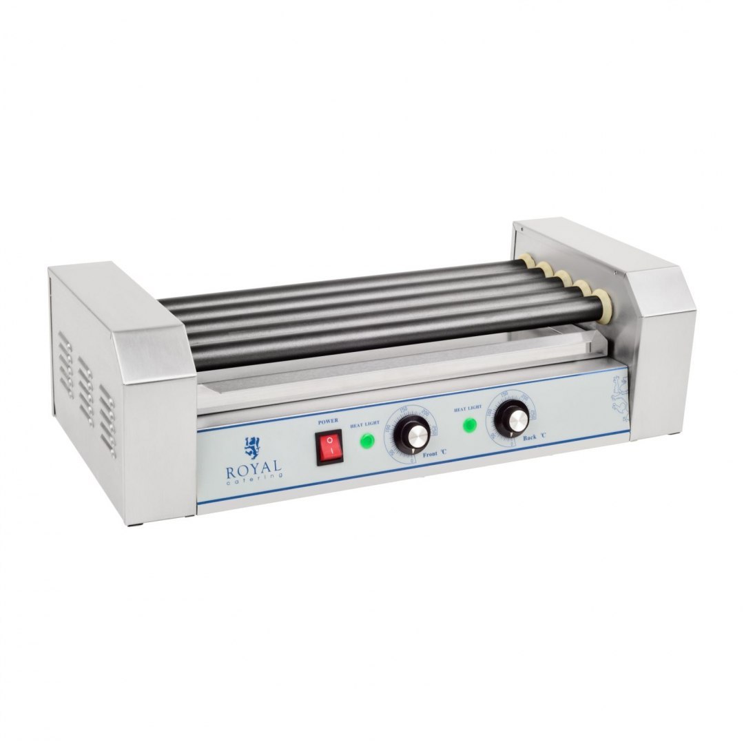 Grill rolkowy z szybą Roller grill z rolkami z teflonu 5T Royal Catering Grill rolkowy z szybą Roller grill z rolkami z teflonu 5T Royal Catering