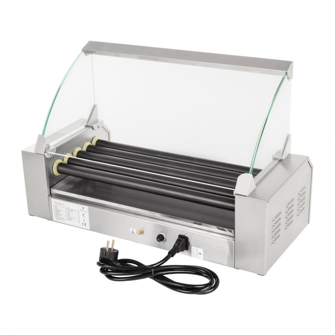 Grill rolkowy z szybą Roller grill z rolkami z teflonu 5T Royal Catering Grill rolkowy z szybą Roller grill z rolkami z teflonu 5T Royal Catering